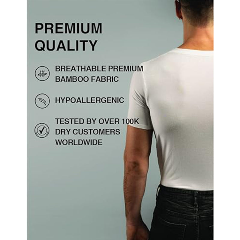 Sweatproof Undershirts Tee Beneath Your Outfits and Gain Confidence to Tackle Any Sweaty Situation Without Fear Of Wet Marks