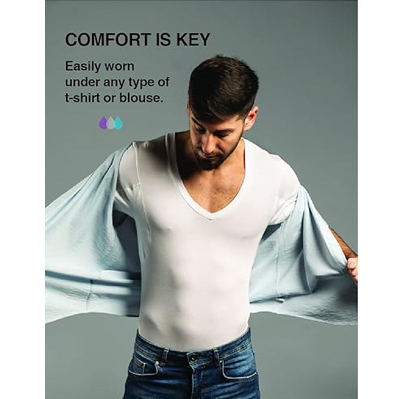 Sweatproof Undershirts Tee Beneath Your Outfits and Gain Confidence to Tackle Any Sweaty Situation Without Fear Of Wet Marks