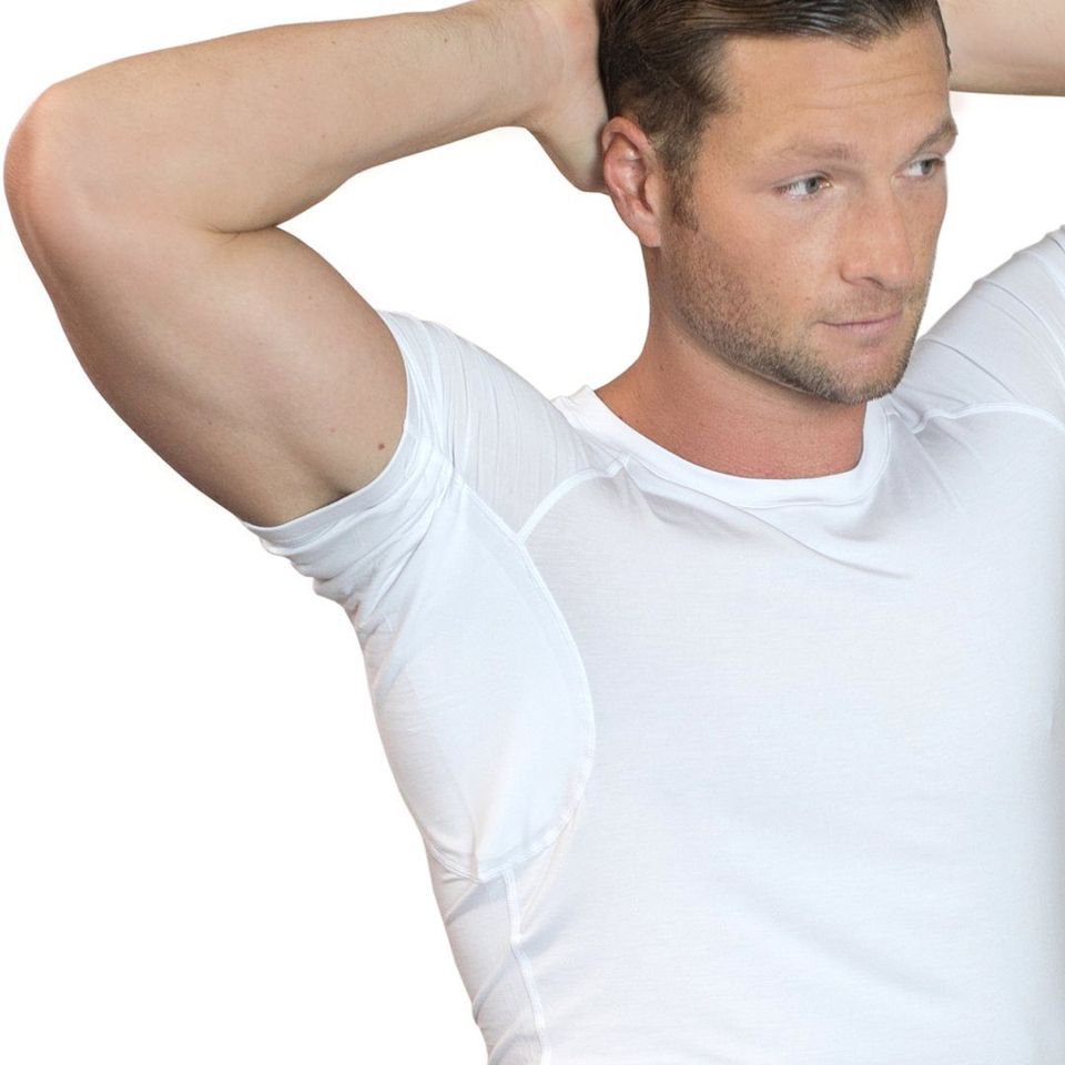 Anti-Odor Modal Basic V-Neck Anti Perspiration Undershirt Sweat Proof t shirt