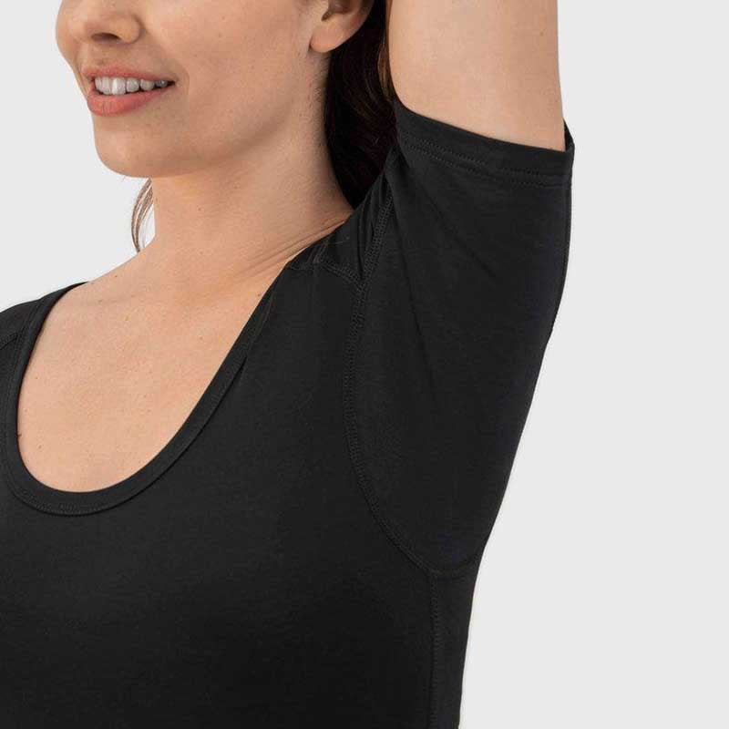 Crew Neck Sweatproof Top Anti-transpiration T-shirt