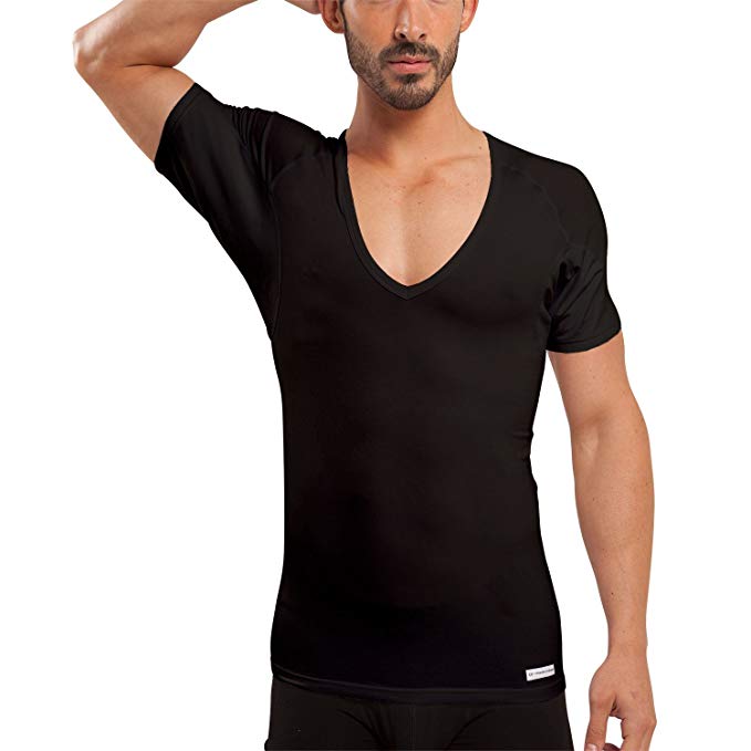 Sweatproof Undershirt Your Precious Shirts Are Guaranteed to Last Longer Sweat Proof Undershirt Deeper V Neck