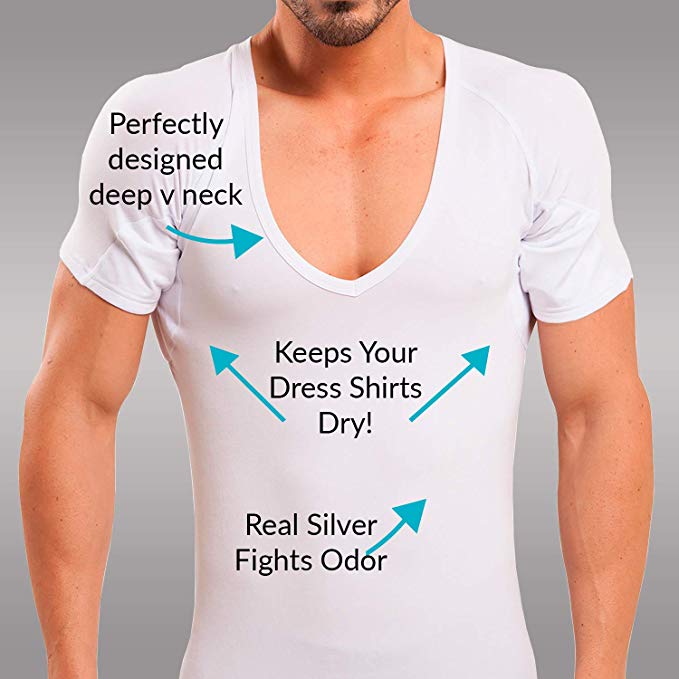 Sweatproof Undershirts Tee Beneath Your Outfits and Gain Confidence to Tackle Any Sweaty Situation Without Fear Of Wet Marks