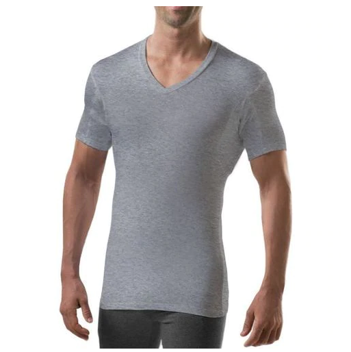 Men's Deep V-Neck Undershirt Modal Solid Sweatproof Anti-transpiration T Shirt