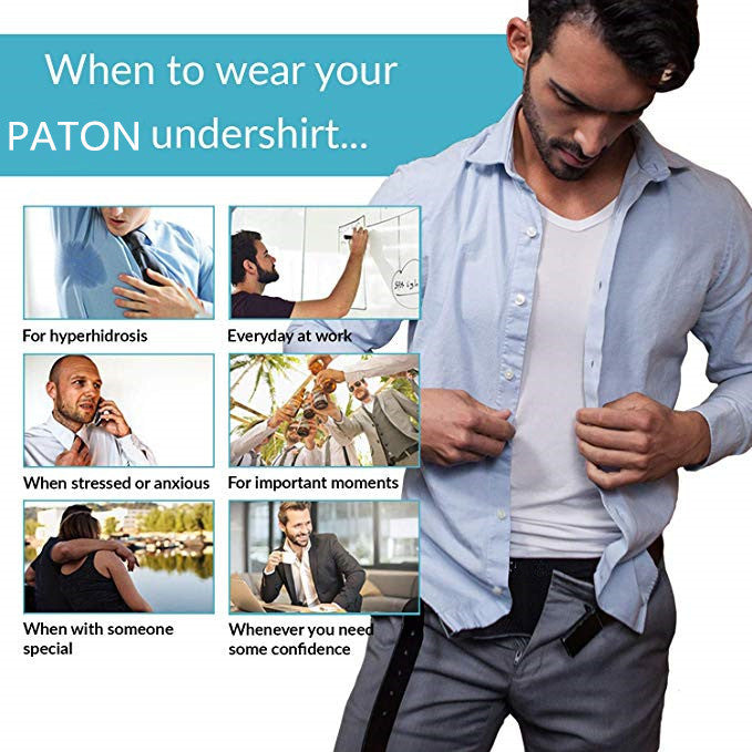 LUXURY QUALITY 10A Antibacterial and Anti-odor Sweat Defense Undershirt | Underarm Sweat Proof Micro Modal